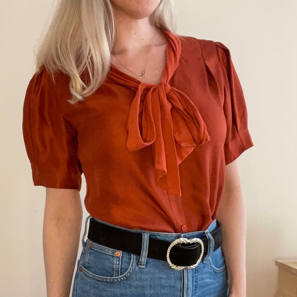 Marc By Marc Jacobs Tops - Marc by Marc Jacobs Puff Sleeve Blouse